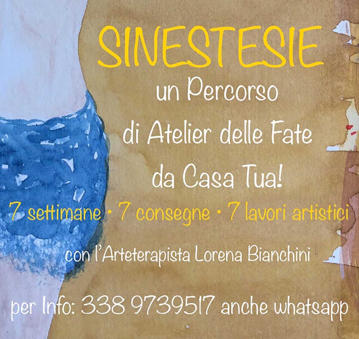 Percorso espressivo artistico per adulti sinestesie Lorena Bianchini Calvagese